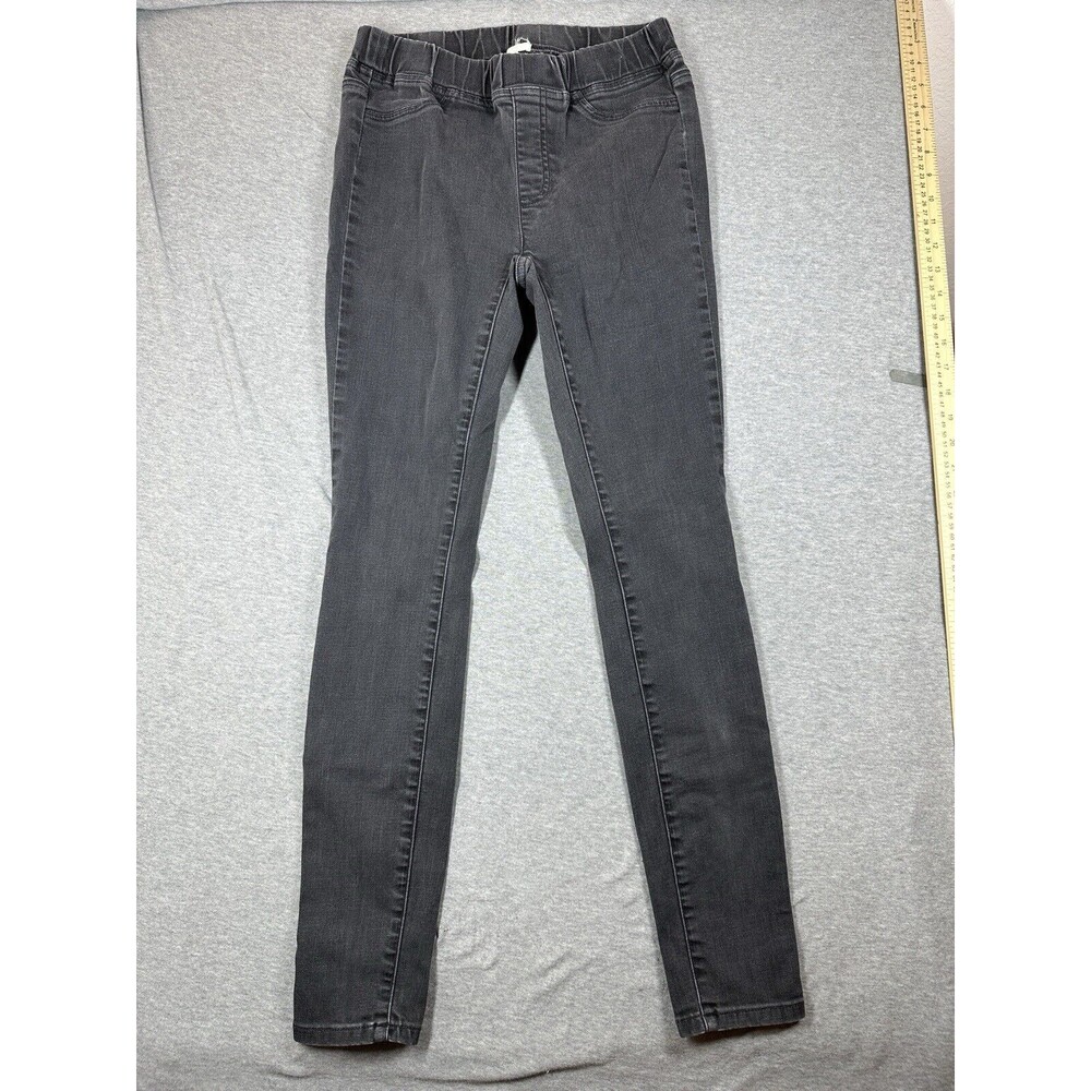 Eileen Fisher Jeans Women XXS Gray Skinny Stretch Denim Organic Cotton Pull On